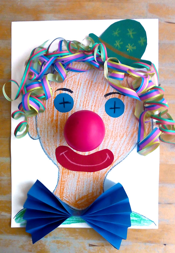 Bastelidee Clown
