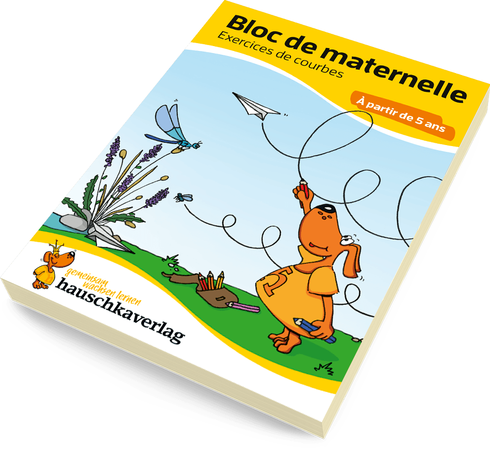 Bloc de maternelle - Exercices de courbes À partir de 5 ans